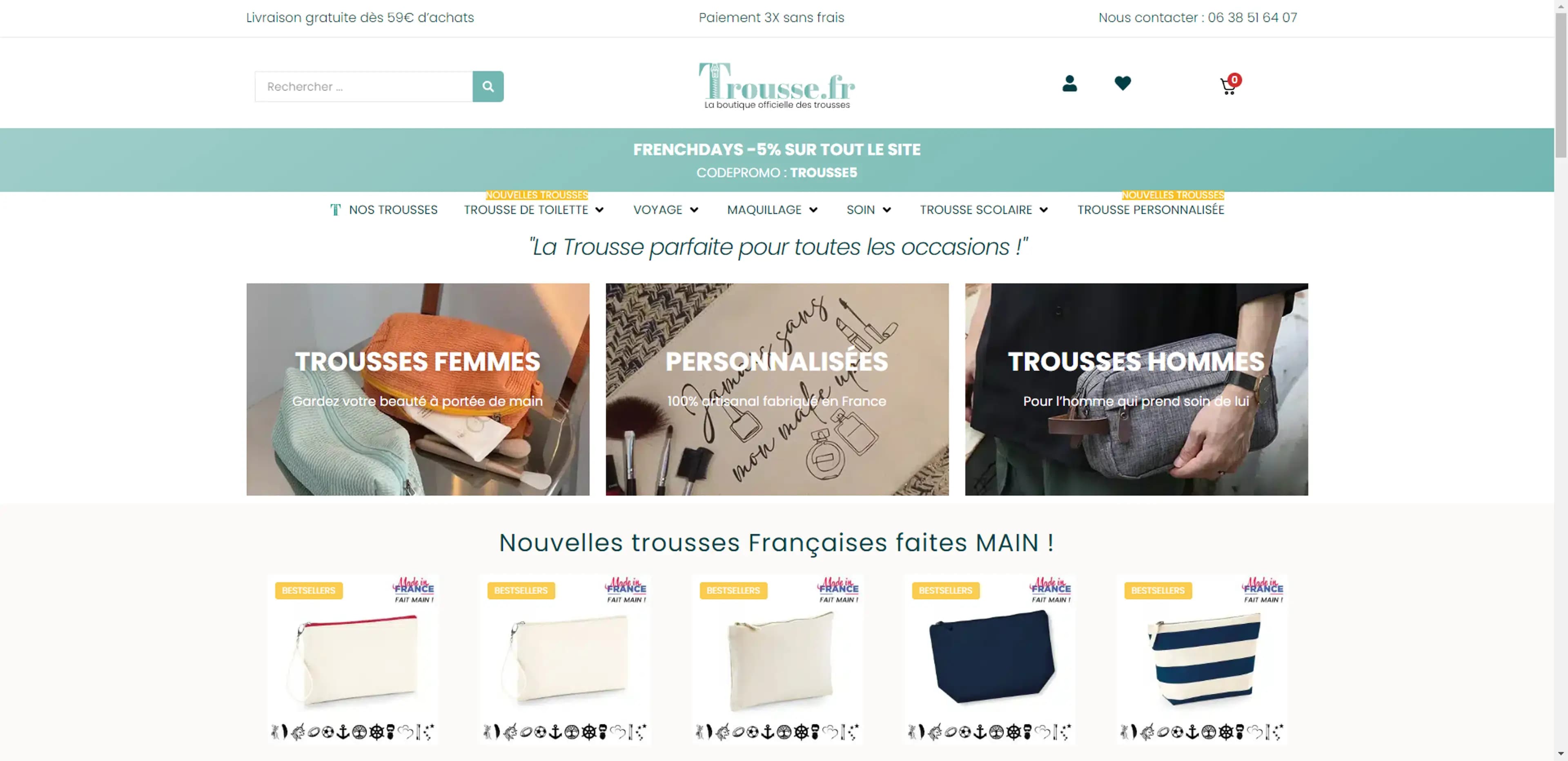 Capture d'un projet freelance