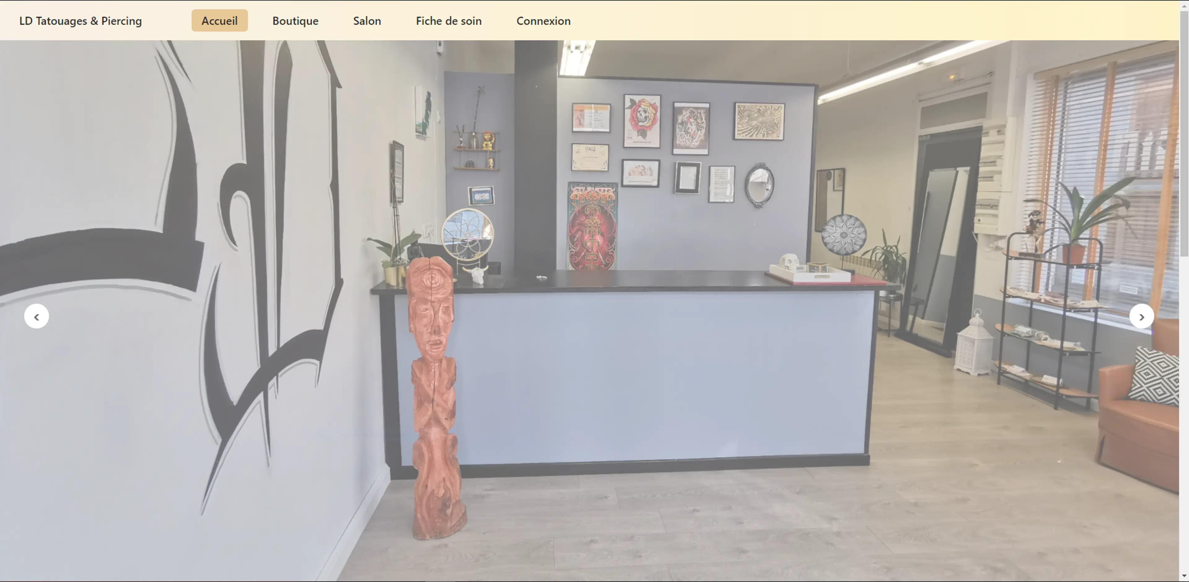 Capture d'un projet WordPress freelance